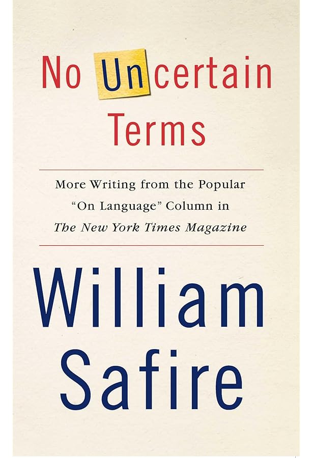 洋書 William Safire On Language On Language: SAFIRE WILLIAM: 9780812909371: Amazon.com: Books